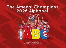 Load image into Gallery viewer, The Arsenal Champions 2026 Alphabet: Pre-order with Limited Edition Print
