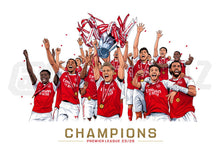 Load image into Gallery viewer, The Arsenal Champions 2026 Alphabet: Pre-order with Limited Edition Print
