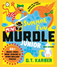 Load image into Gallery viewer, Mini Murdle Junior: Summer Fun : 40+ Mazes, Codes, Wordsearches and other Brilliant Puzzles
